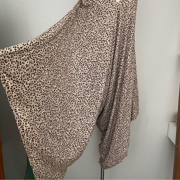 Leopard Harem Pant Style Jumpsuit - Picture 3 of 6